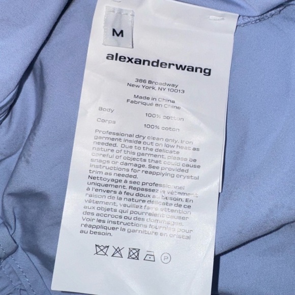 ALEXANDER WANG Blue Hotfix Boxer Shorts - Picture 4 of 6